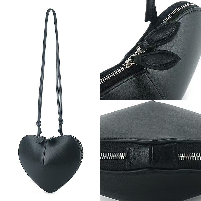 Alai Heart Bag 2025 Spring/ Single Shoulder Crossbody Bag Peach Heart Women'S Bag Japanese And Korean Versatile Bag - Image 4